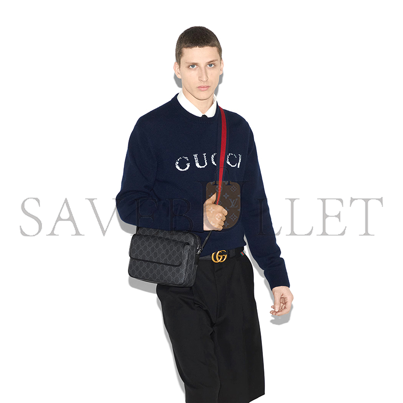 G*u*i gg black small crossbody bag ‎795479 (23*18*12cm)